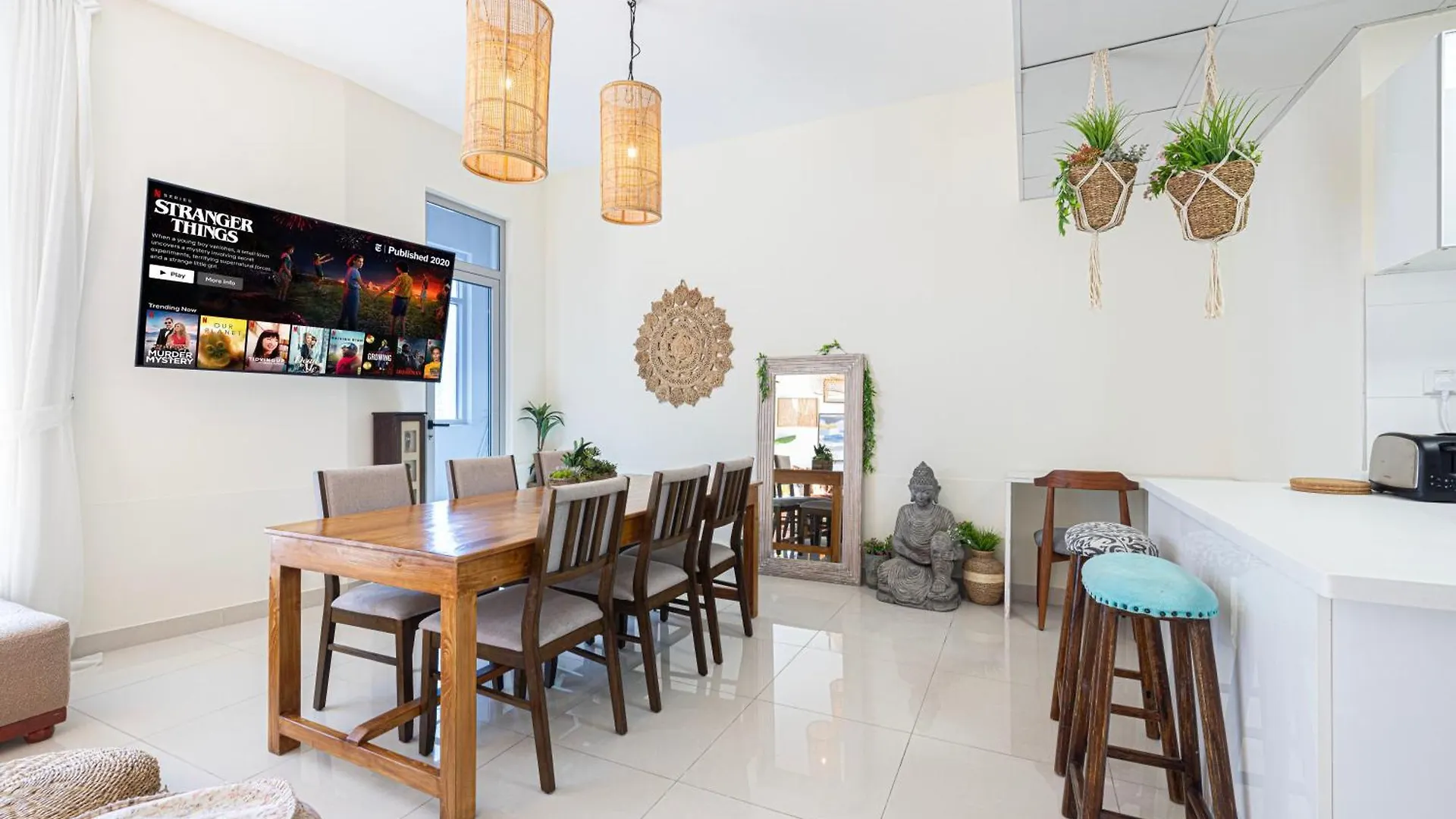 Stylish 3 Bedrooms Boho-Style Home Dubai Emirados Árabes Unidos