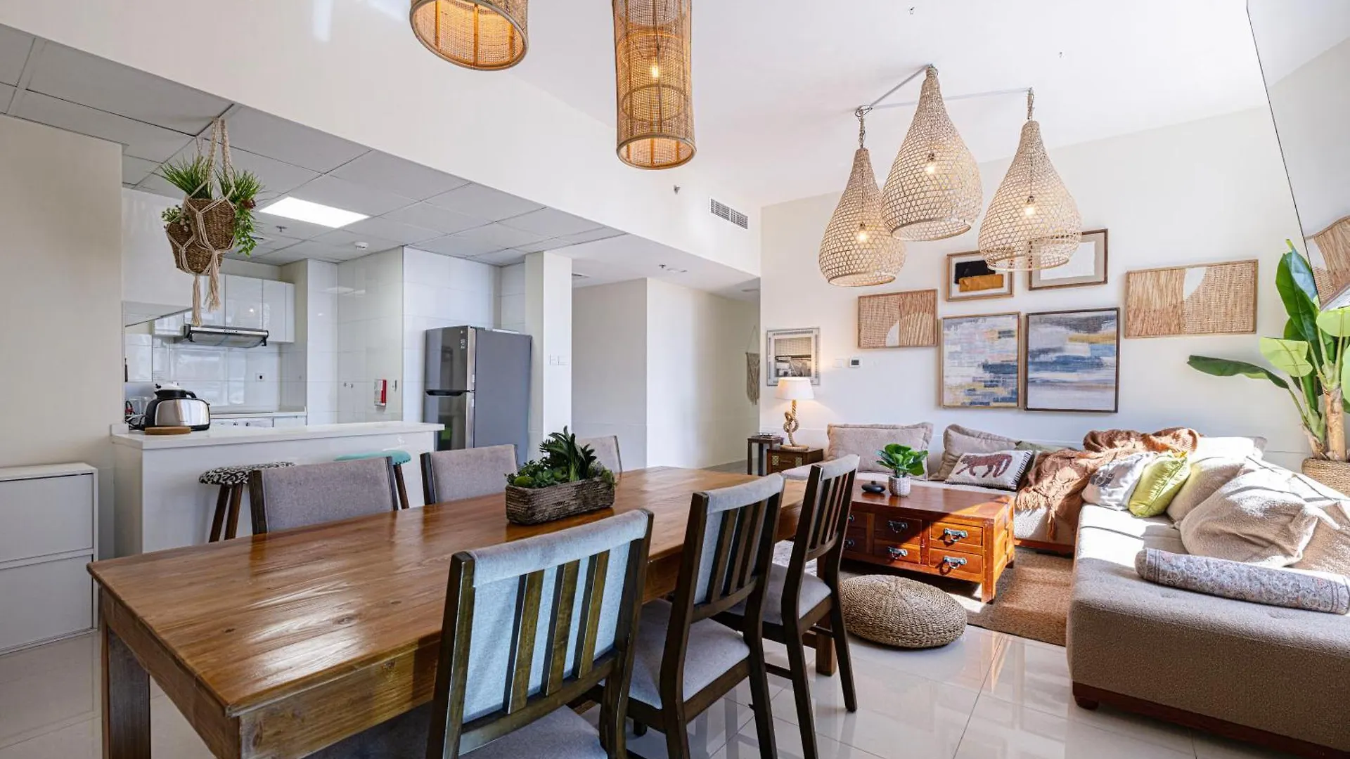 Stylish 3 Bedrooms Boho-Style Home Dubai